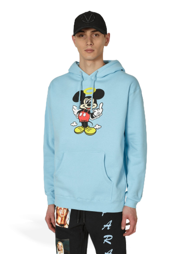 Dukserice PARADIS3 Fuck You Hooded Sweatshirt Plava | PAFUCKHOOD 002