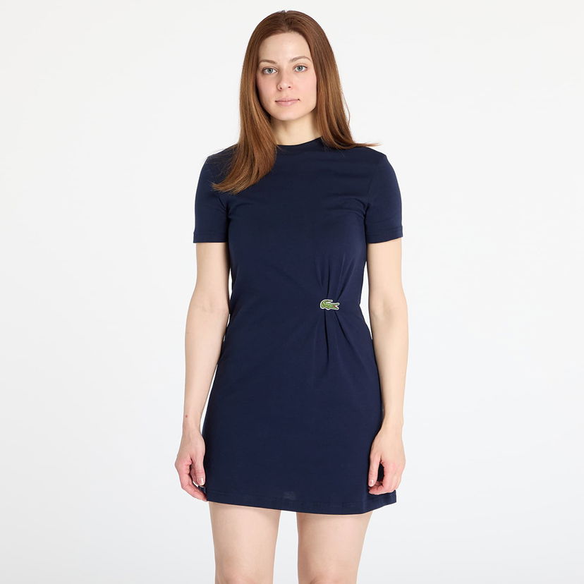 Haljina Lacoste Lacoste Heavy Jersey Dress Tamnoplava | EF0583 166