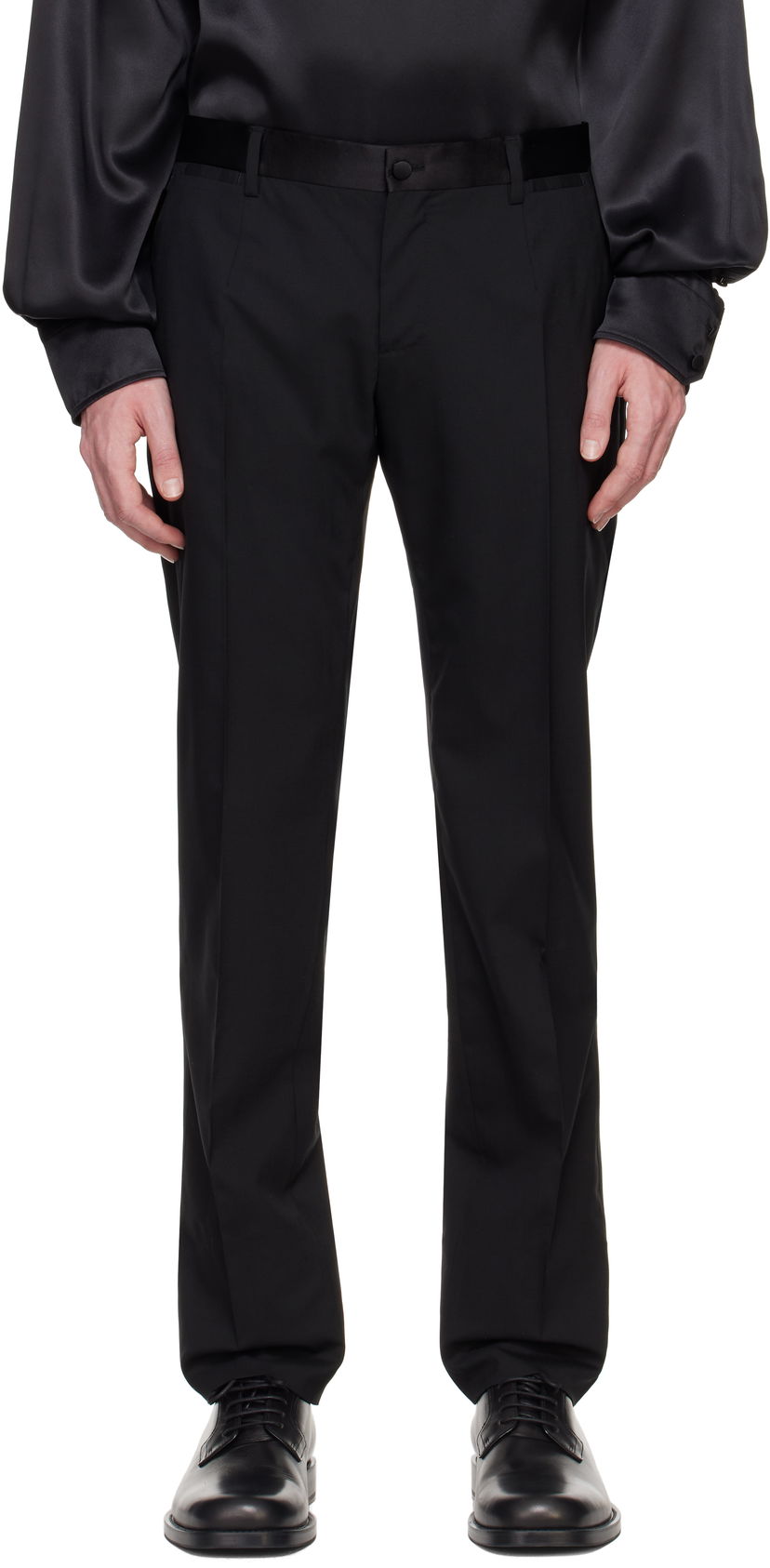 Hlače Dolce & Gabbana Dolce&Gabbana Six-Pocket Trousers Crna | GYA5MTGI726