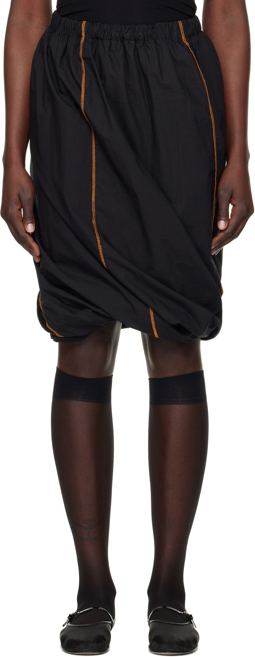 Suknja Baserange Turn Midi Skirt Crna | SKTU-PO-SP25