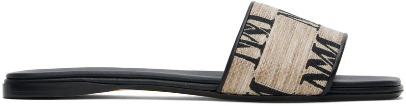 Tenisice i cipele Max Mara Logo Slides Crna | 2414521332600