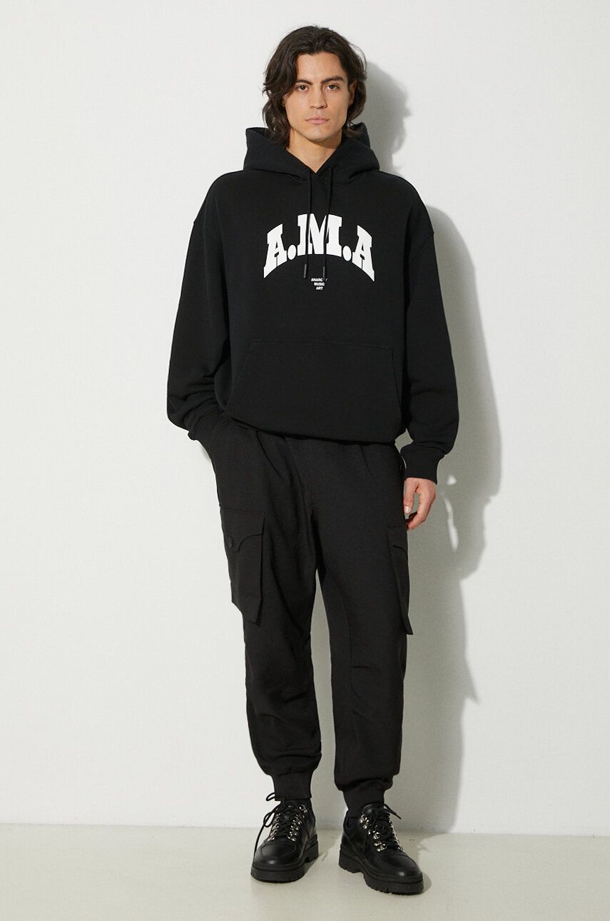 Dukserice Marcelo Burlon Hoodie With Print Crna | CMBB106F24FLE0081001, 1