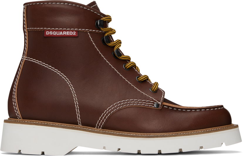 Odjeća DSQUARED2 Dsquared2 Explorer Ankle Boots Smeđa | ABM0151_12900001_5061