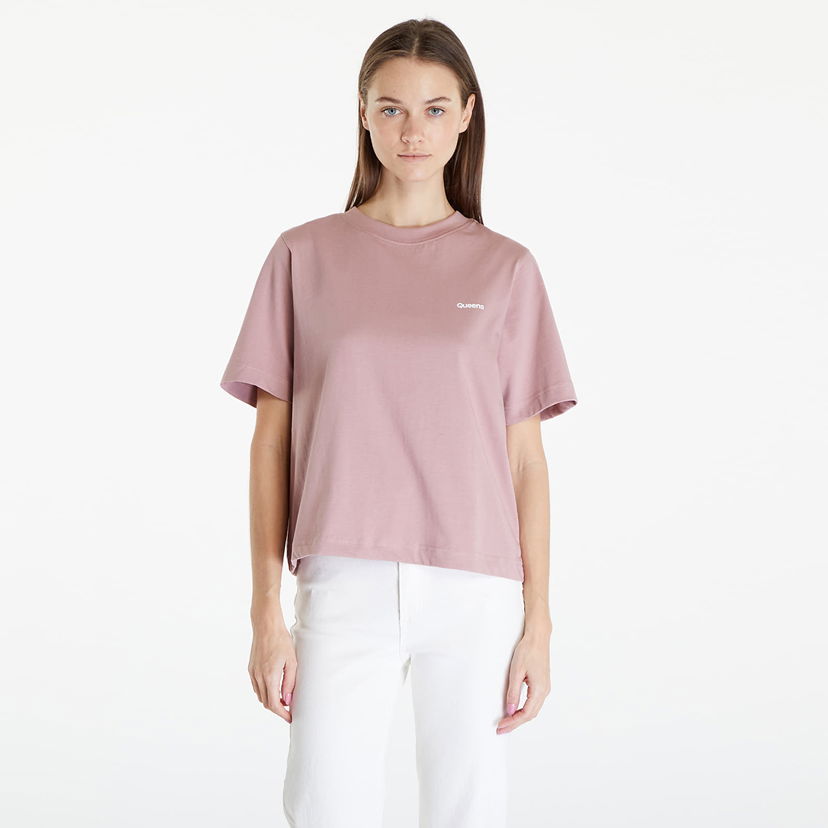 Majica kratkih rukava Queens Essential T-Shirt With Contrast Print 3-Pack Multicolour Ružičasta | QNS_028