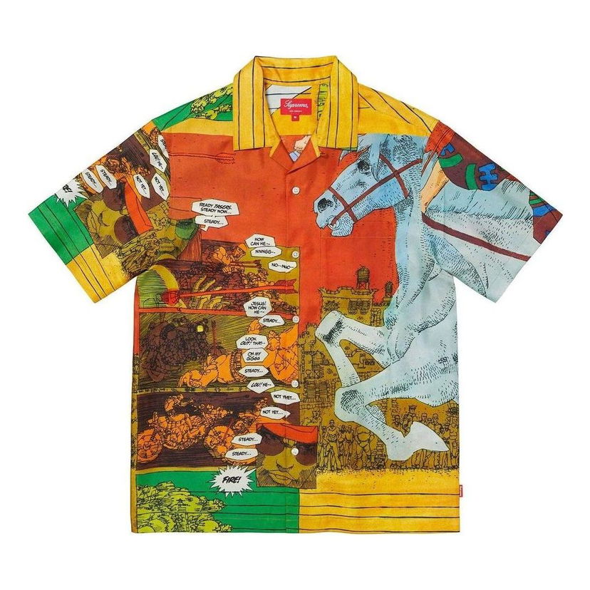 Košulja Supreme Ronin Short Sleeve Silk Shirt Višebojno | SUP-SS23-023