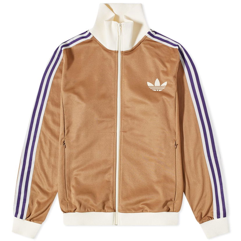 Trenerka adidas Originals Adicolor 70s Poly Track Top Smeđa | IB3427