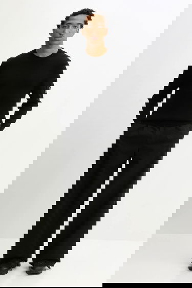 Džemper C.P. Company Crew Neck Wool Blend Sweater Crna | 19CMKN200A006595A, 4