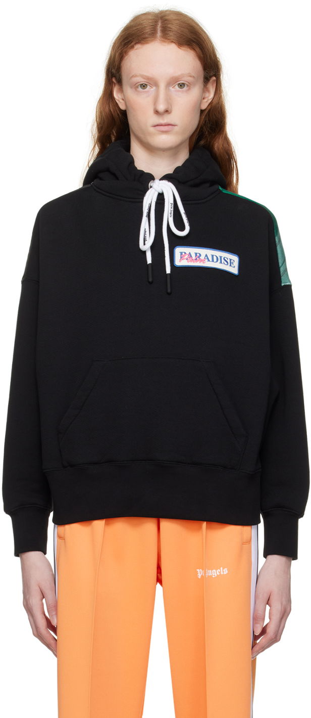 Dukserice Palm Angels Classic Logo Patch Hoodie Crna | PWBB023S23FLE0011084