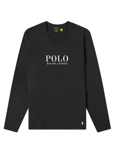 Majica kratkih rukava Polo by Ralph Lauren Long Sleeve Logo Lounge Tee Crna | 714899614004