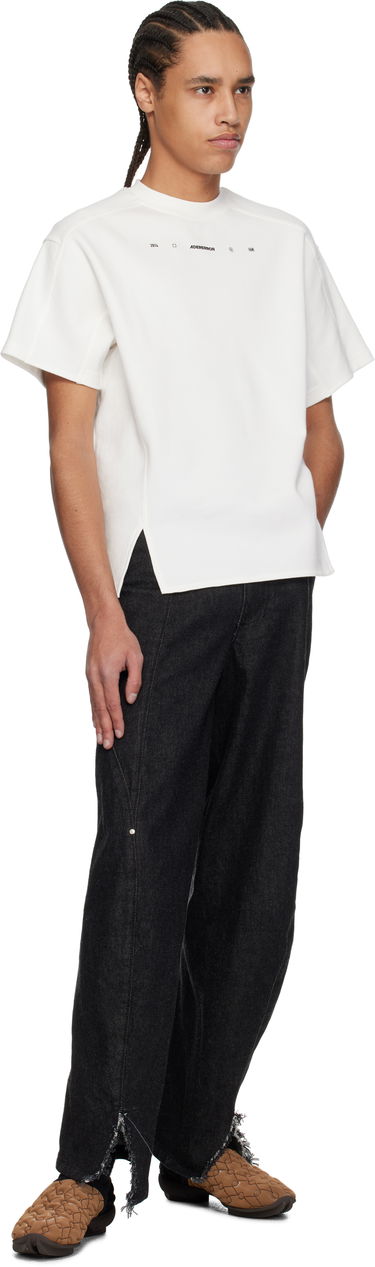 Majica kratkih rukava ADER ERROR ADER error 0103 Split Hem T-Shirt Bijela | BO01SSTS0103OW, 3