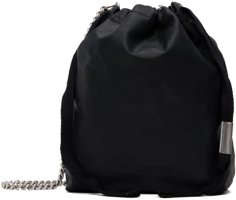Ručna torbica Ann Demeulemeester Ann Demeulemeester Medium Hand Bag Crna | 2401-U-SB06-LT082-099