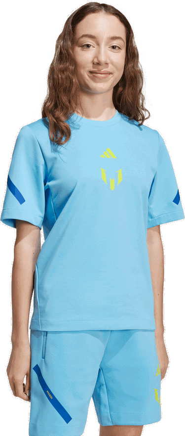 Majica kratkih rukava adidas Performance MESSI ZNE T-Shirt Plava | KB2123, 4