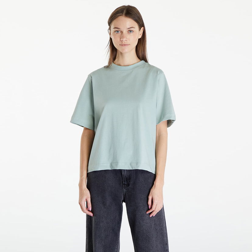 Majica kratkih rukava Queens Essential T-Shirt With Tonal Print Green Zelena | QNS_005