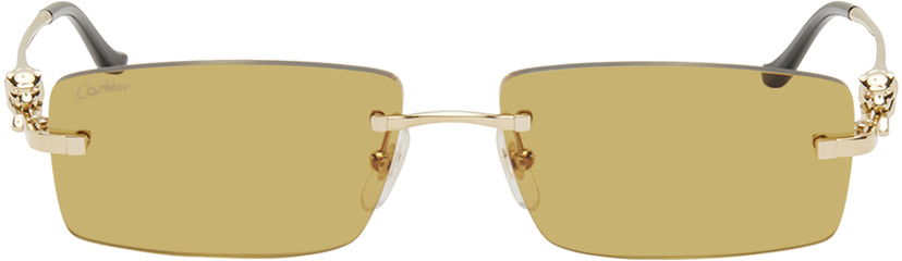 Nakit Cartier 'Panthère' Sunglasses Bež | CT0430S