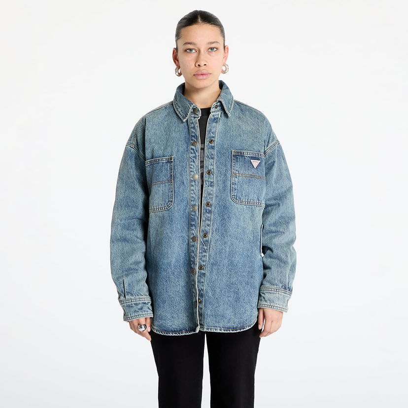 Košulja GUESS Guess Originals Carpenter Oversize Denim Shirt Plava | W5RG67D4XY0-GOVV