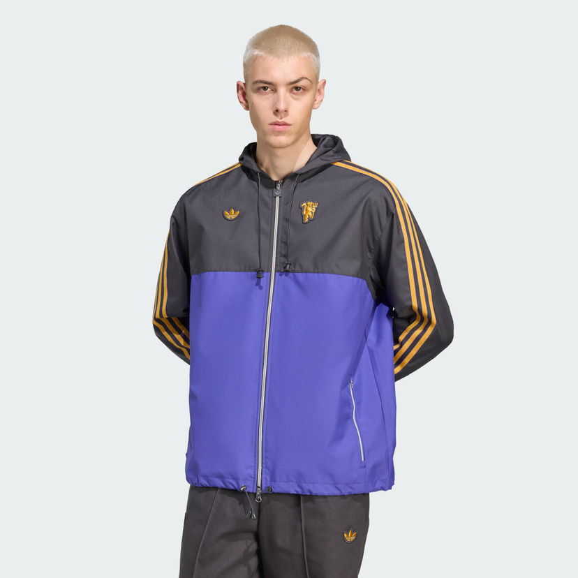 Parka adidas Performance Manchester United Terrace Icons Hooded Parka Ljubičasta | JN2821