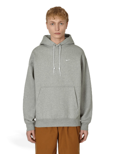 Dukserice Nike Solo Swoosh Hooded Sweatshirt Siva | DX1355-063