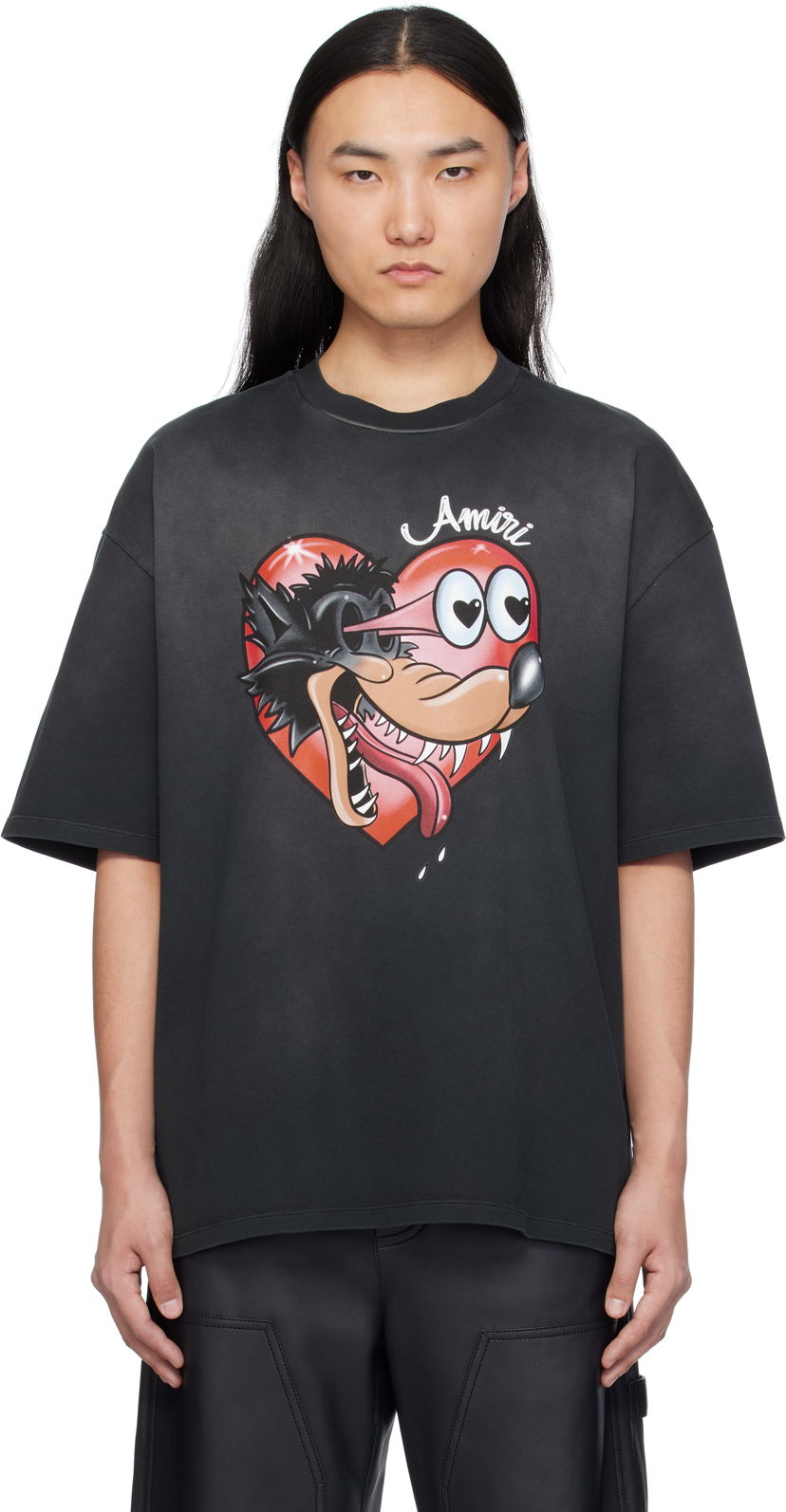 Majica kratkih rukava AMIRI Amiri Hopeless Romantic T-Shirt Crna | AMJYTE1170
