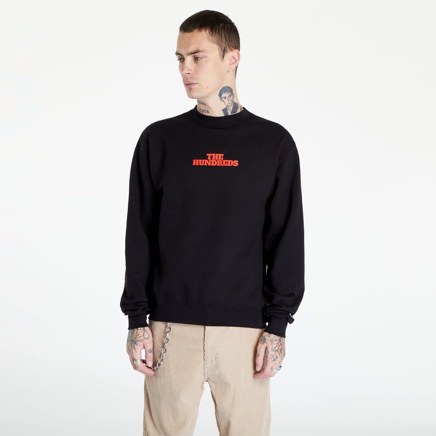 Dukserice THE HUNDREDS Bright Ideas Crewneck Sweatshirt Crna | T22F202038 BLK, 0