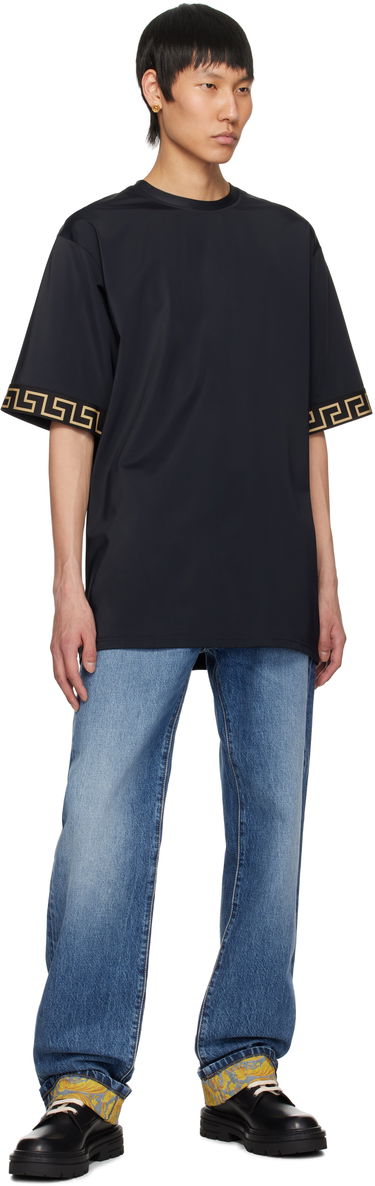 Majica kratkih rukava Versace Versace Underwear Swim T-Shirt Crna | 1004079_1A11119, 3