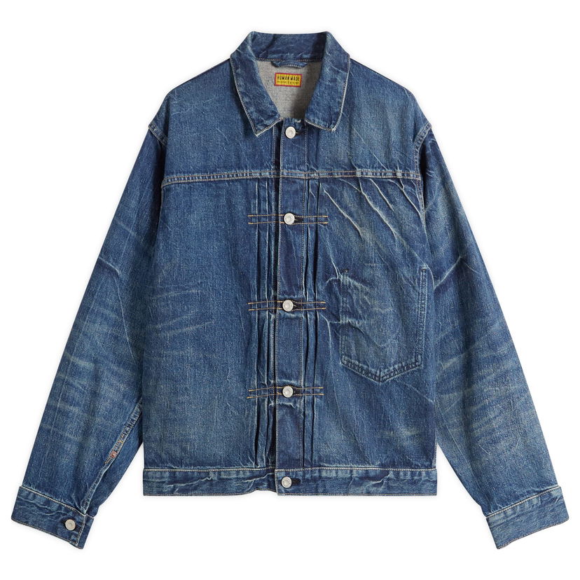 Jakna Human Made Human Made Future Denim Work Jacket, Size Large Plava | HM30JK002-IND