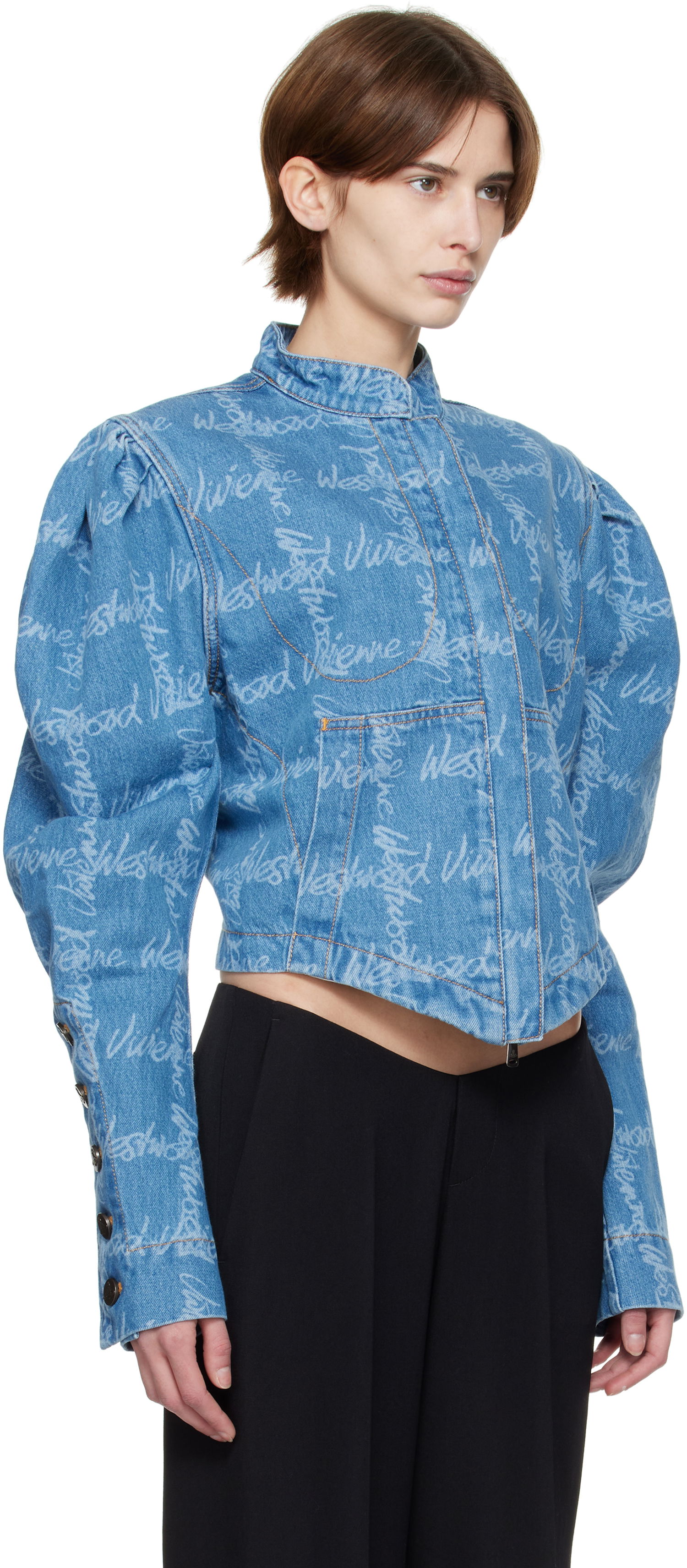 Jakna Vivienne Westwood Vivienne Westwood Filli Denim Jacket Plava | 1901001F-W014I-, 1