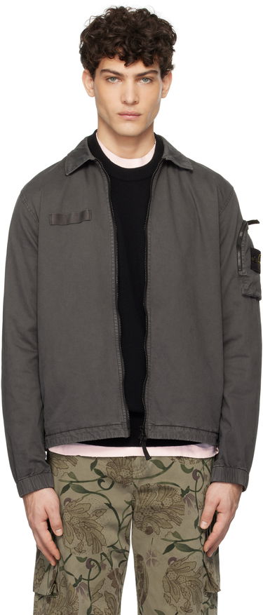 Jakna Stone Island Stone Island Organic Broken Twill 'OLD' Jacket Siva | K1S15 1200003 S0004, 0