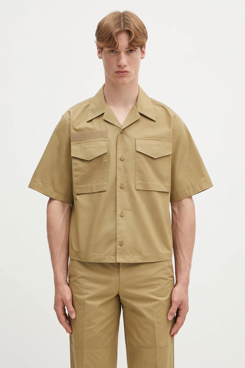 Košulja Helmut Lang Helmut Lang Boxy Field Shirt Bež | P01HM504