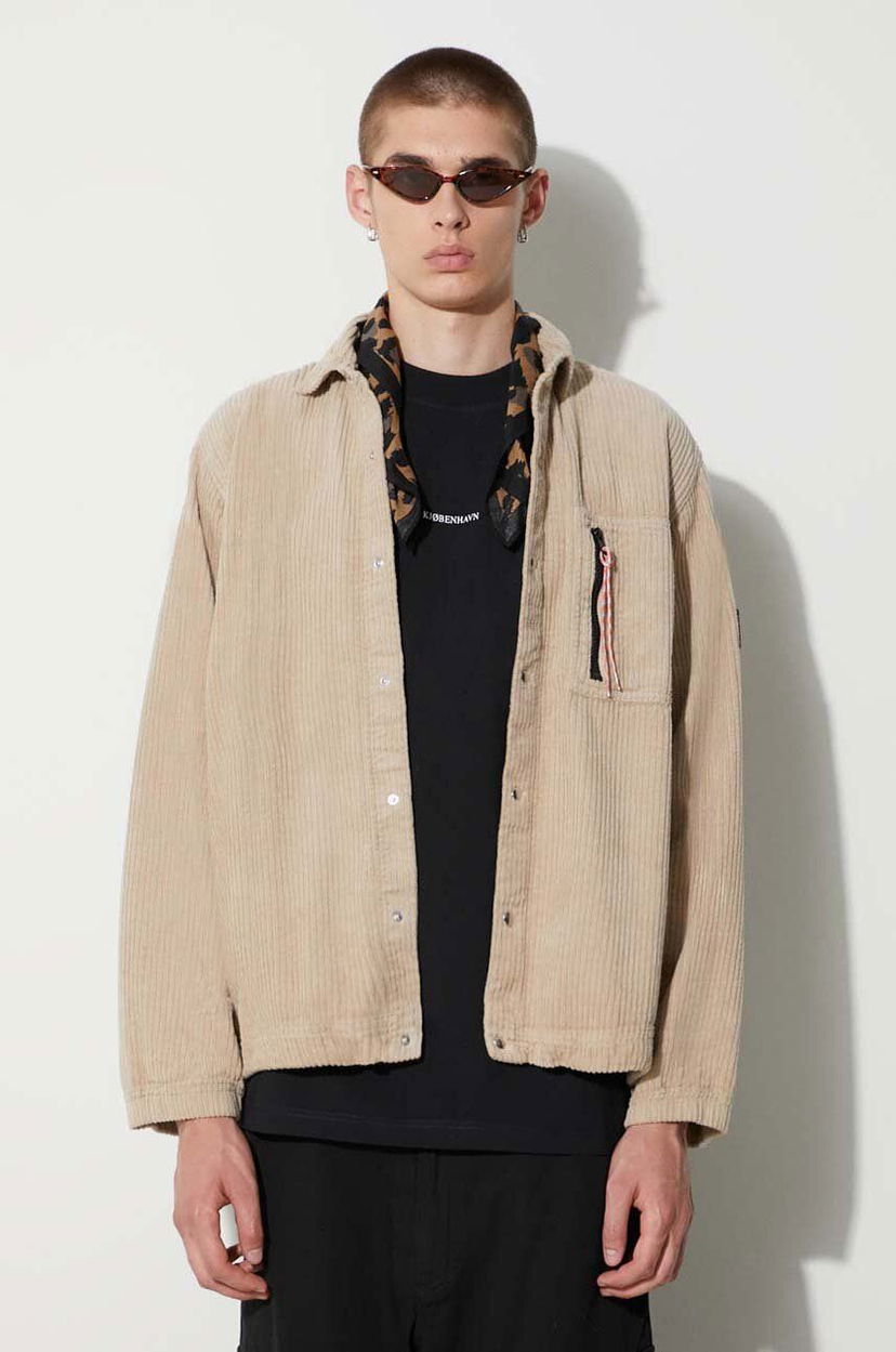 Košulja Aries Corduroy Overshirt Bež | FUAR40600