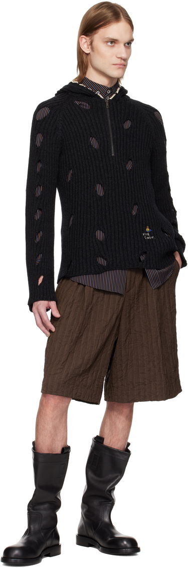 Džemper Vivienne Westwood Vivienne Westwood Slash Hoodie Crna | 38030051-Y003H-, 3