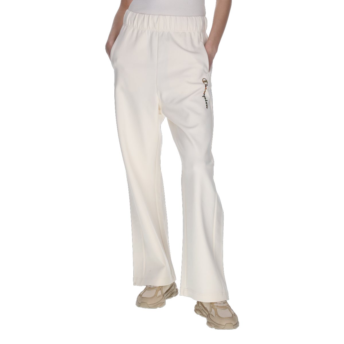 Hlače Champion Elasticated Waist Straight Hem Pants Bijela | 118251-WW011, 0