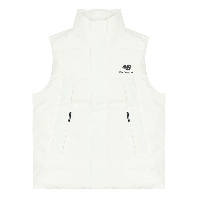 Prsluk New Balance Pocket Puffer Vest Bijela | AMV24360-CIC