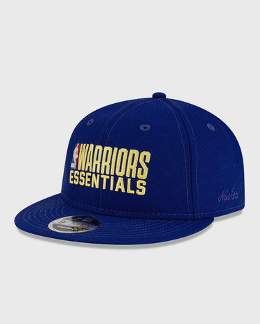 Kapa New Era Fear of God X GOLDEN STATE WARRIORS Essentials Retro Crown Flat Snapback Cap Plava | 60792608, 0