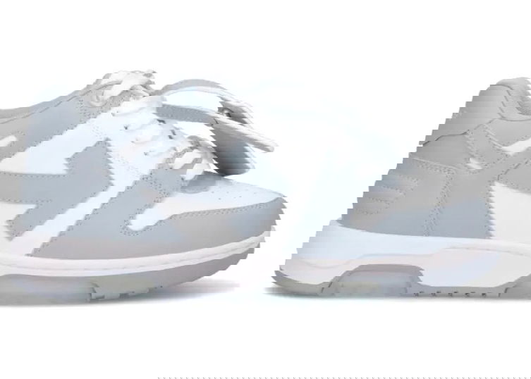 Tenisice i cipele Off-White Out Of Office Calf Leather "White Grey" Siva | OMIA189C99-LEA007-0109, 0