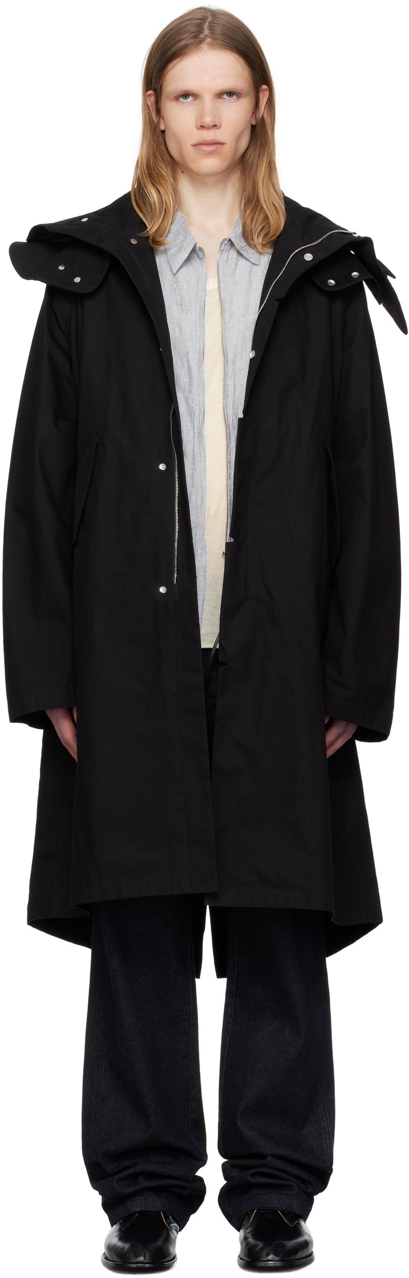 Parka Post Archive Faction (PAF) PAF 8.0 Center Rain Coat Crna | 8.0 OPC-B