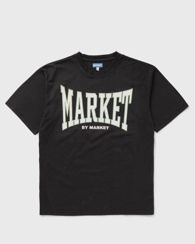 Majica kratkih rukava MARKET Persistent Logo T-Shirt Crna | 399001370-0034