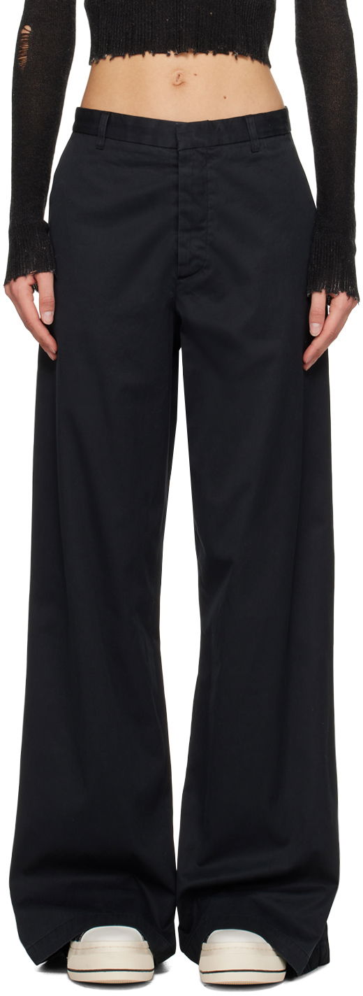 Hlače R13 R13 Trench Trousers Crna | R13WR245-R319B