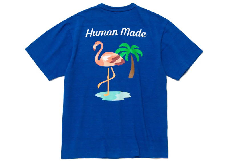 Majica kratkih rukava Human Made Flamingo Graphic T-Shirt Plava | HM23CS040