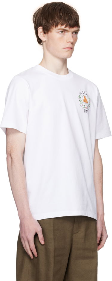Majica kratkih rukava Casablanca Casablanca 'Casa Way' Graphic T-Shirt Bijela | MPF25-JTS-001-26-EX-FLANNELS, 1