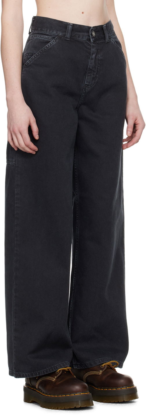 Jeans Carhartt WIP Work In Progress Jens Trousers Crna | I033142 894J, 1