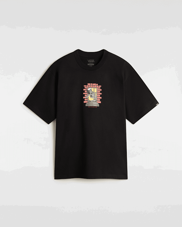 Majica kratkih rukava Vans Skull Reaper Window Graphic Tee Crna | VN000NHUBLK, 0