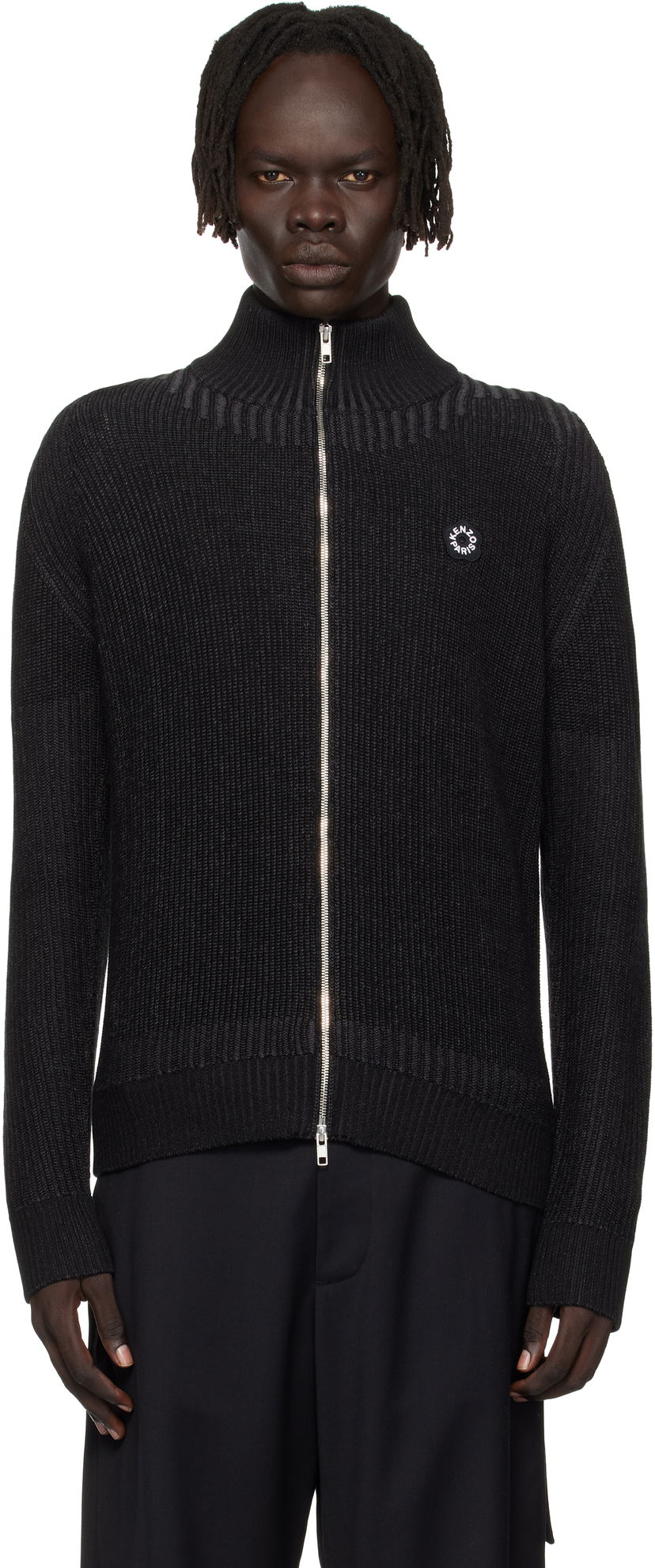 Džemper KENZO Kenzo Paris 'Boke Flower 2.0' Zip Cardigan Crna | FF65CA7403LH
