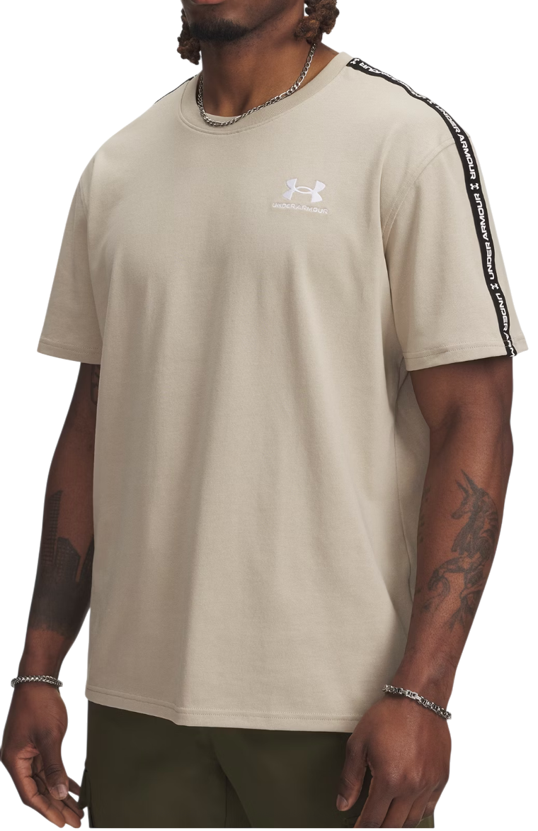 Majica kratkih rukava Under Armour Icon HWT Taping T-Shirt Bež | 1390300-299