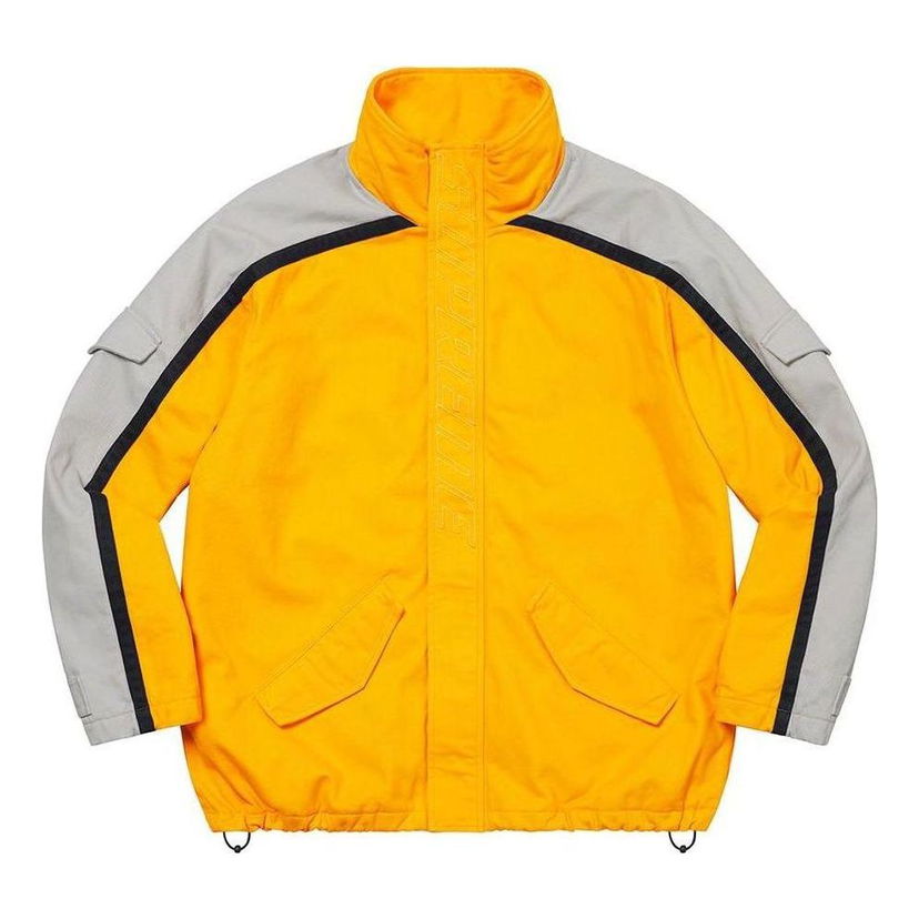 Vjetrovka Supreme Brushed Twill Zip Jacket Žuta | SUP-FW22-701