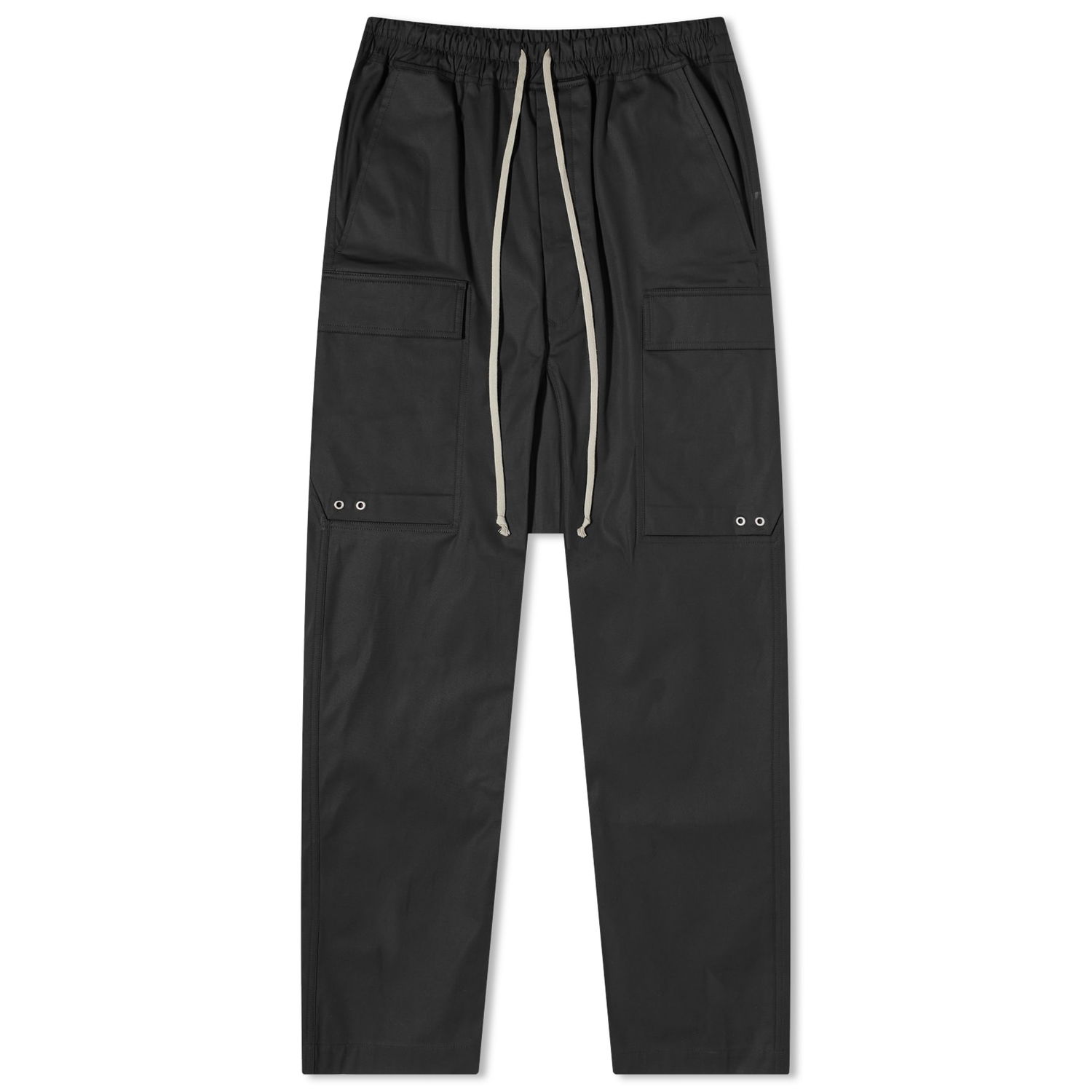 Cargo hlače Rick Owens Long Cargo Pants Crna | RU02C7379-TE-09, 0