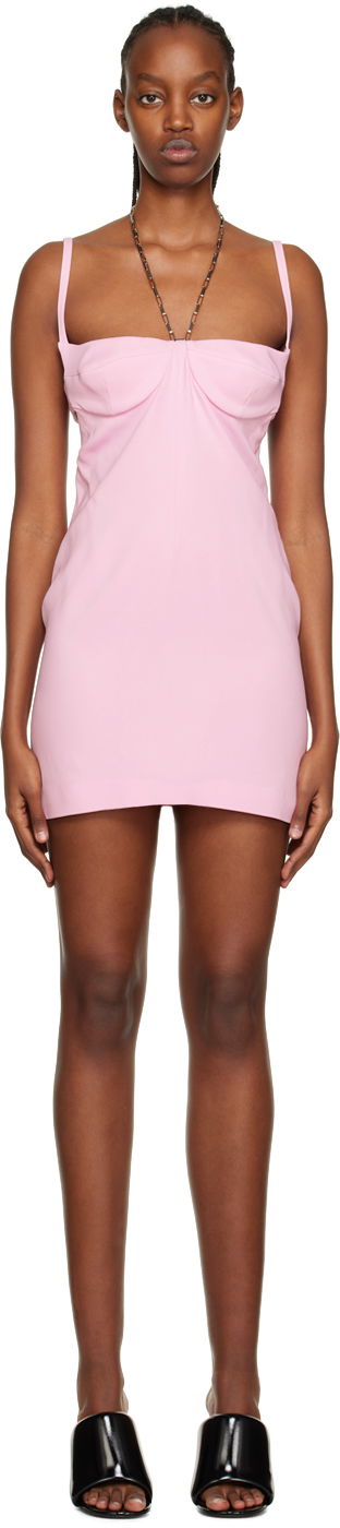 Haljina The Attico Attico Coco Mini Dress Ružičasta | 231WCA191 V058