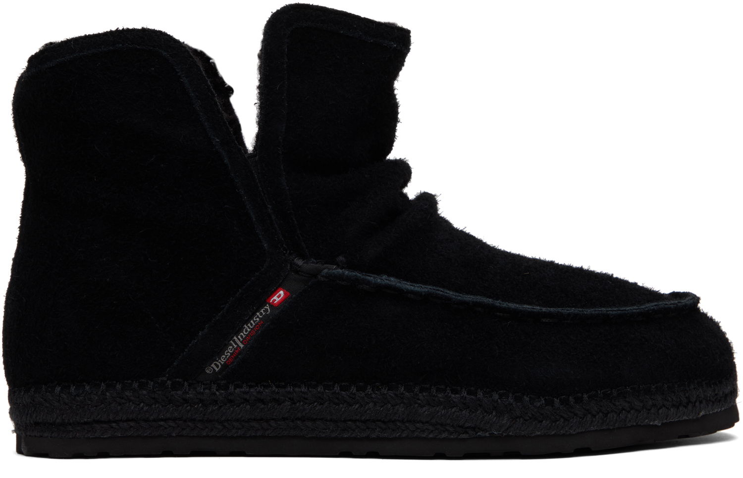 Tenisice i cipele Diesel D-Lukas Akb Felt Espadrille Ankle Boots Crna | Y03619-P6898-T8013, 0