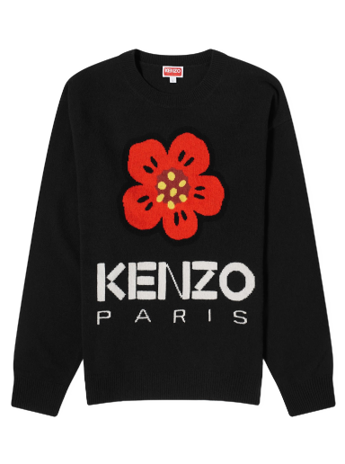 Džemper KENZO Boke Flower Crewneck Crna | FD65PU4273LD-99J