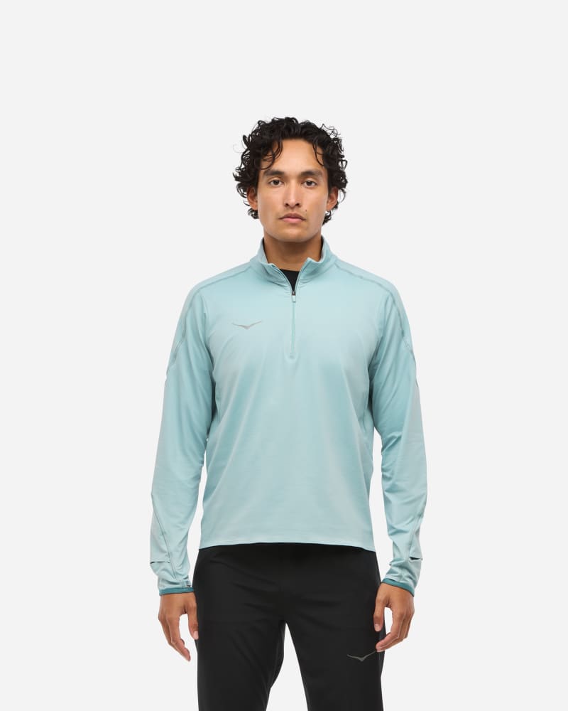 Dukserice Hoka One One GlideTech Quarter Zip Running Jacket Plava | 1164156-DZY