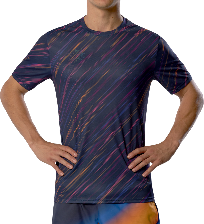Majica kratkih rukava Mizuno Mizuno Hanabi T-Shirt Tamnoplava | j2gac550-98